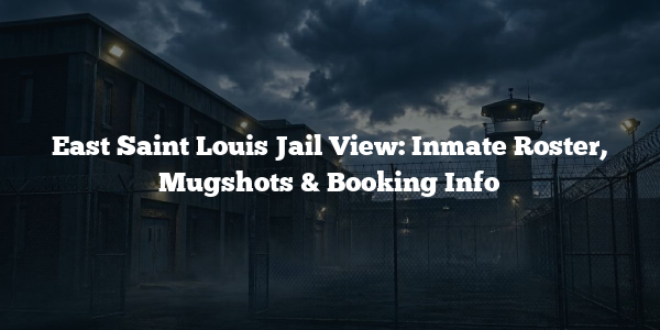 East Saint Louis Jail View: Inmate Roster, Mugshots & Booking Info