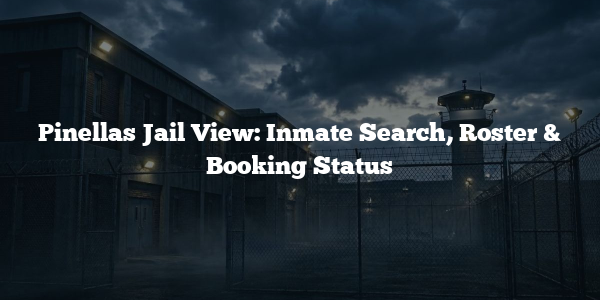 Pinellas Jail View: Inmate Search, Roster & Booking Status